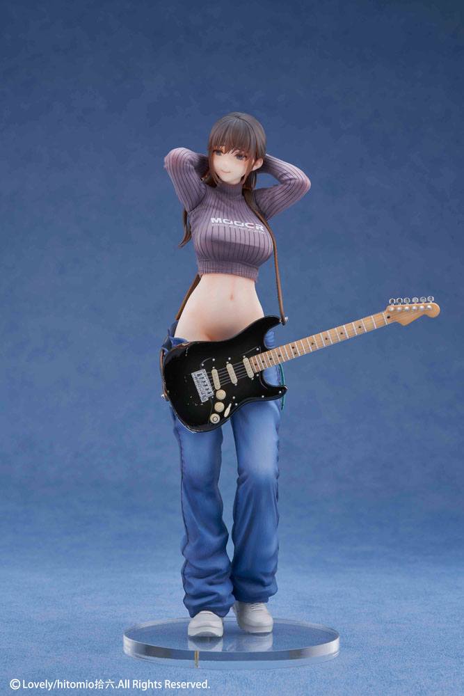 Original Character PVC 1/7 Guitar Girl Illustrated by Hitomio16 Deluxe Ver. 25 cm