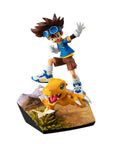 Digimon Adventure G.E.M. Series PVC Statue Taichi Yagami & Agumon 20th Anniversary 12 cm