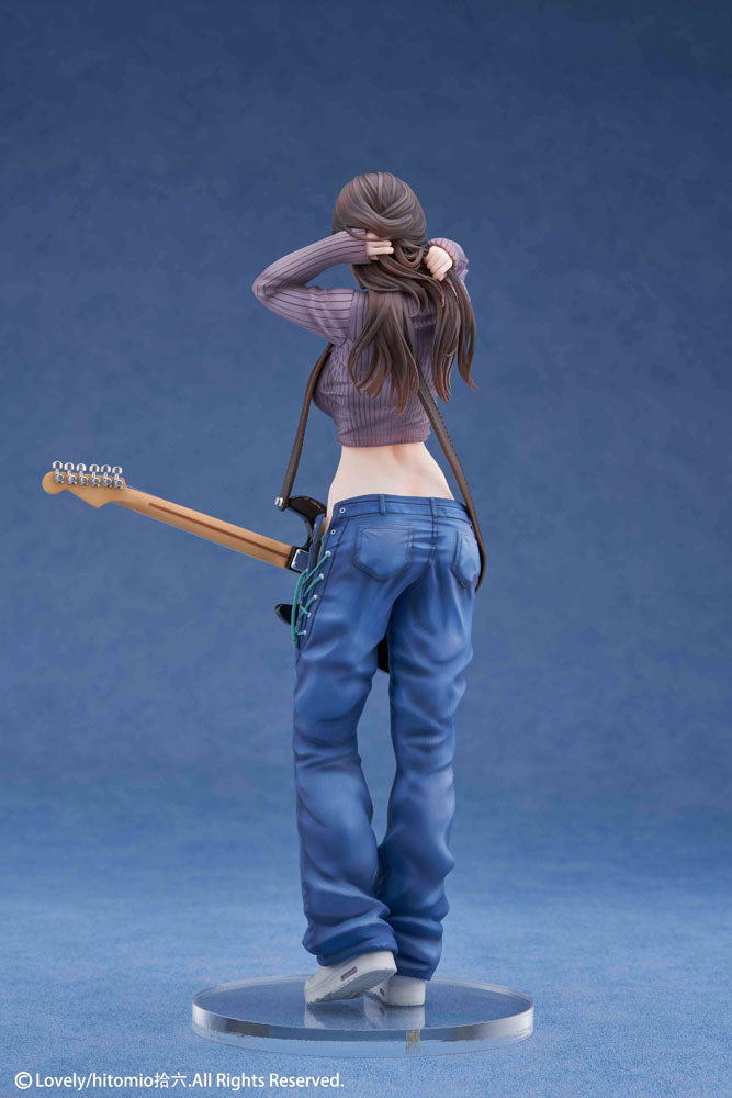 Original Character PVC 1/7 Guitar Girl Illustrated by Hitomio16 25 cm