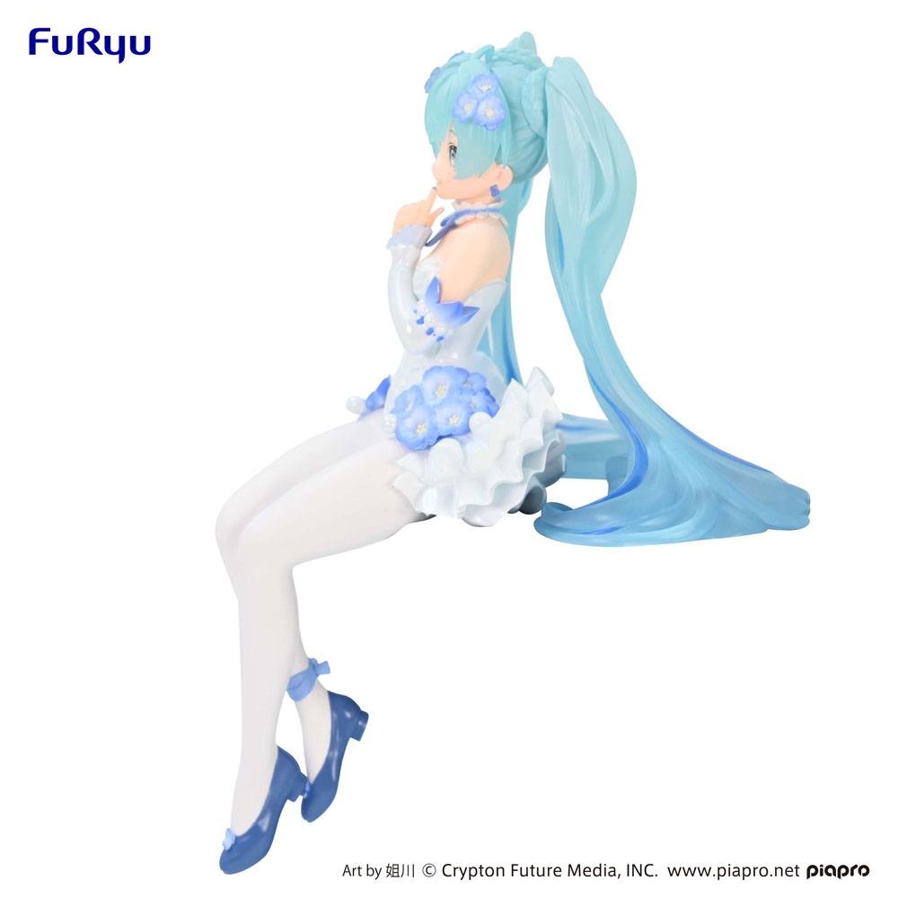 Hatsune Miku Noodle Stopper PVC Statue Hatsune Miku / Flower Fairy Nemophila Ver. 15 cm