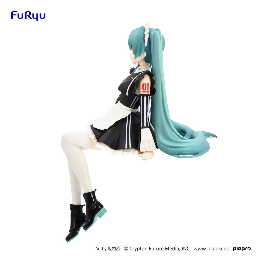 Hatsune Miku Noodle Stopper PVC Statue Hatsune Miku Sporty Maid Ver. 17 cm