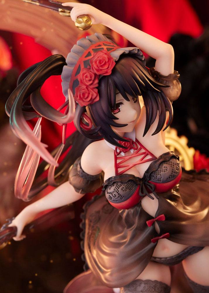 Date A Live IV PVC Statue 1/7 Kurumi Tokisaki Lingerie Swimwear Ver. 27 cm