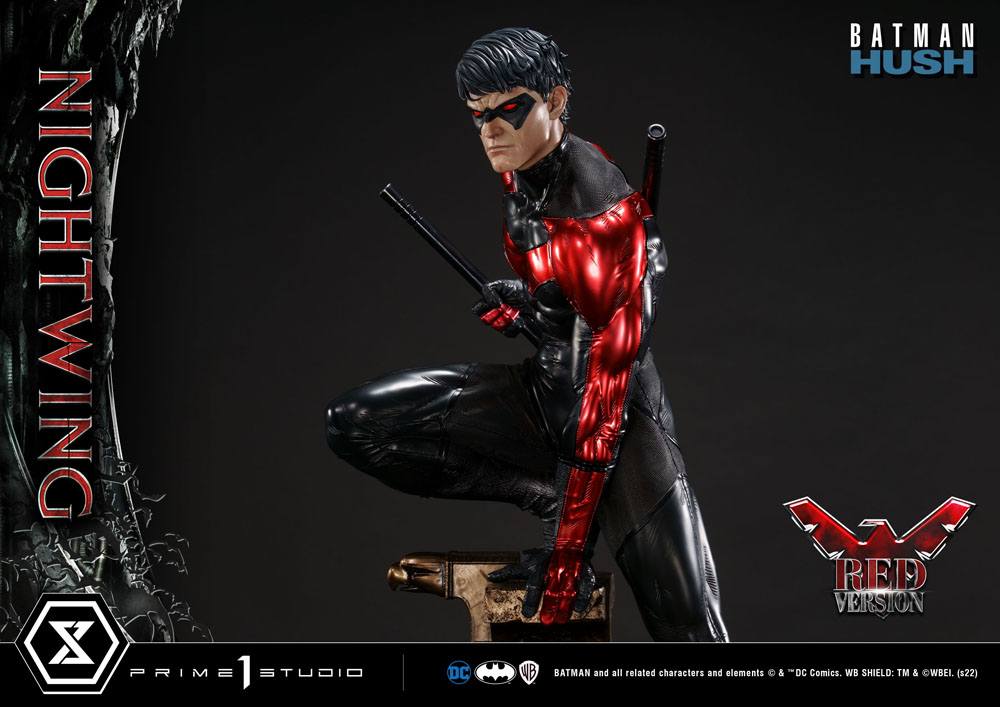 Batman Hush Statue Nightwing Red Version 87 cm