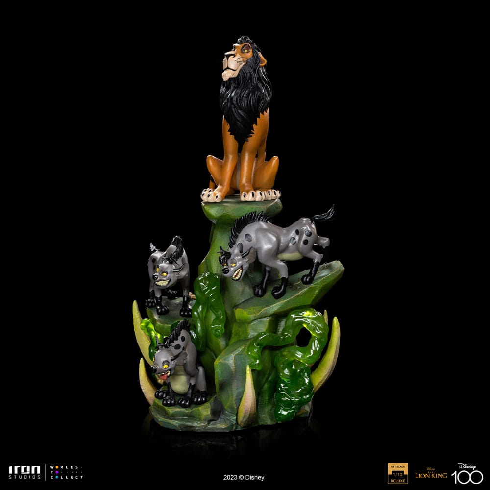 The Lion King Art Scale Deluxe Statue 1/10 Scar Deluxe 31 cm