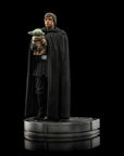 Star Wars The Mandalorian Art Scale Statue 1/10 Luke Skywalker and Grogu 21 cm