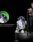 Star Wars The Mandalorian Legacy Replica Statue 1/4 Luke Skywalker, R2-D2 & Grogu 54 cm