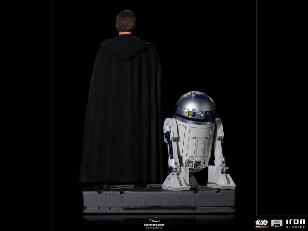 Star Wars The Mandalorian Legacy Replica Statue 1/4 Luke Skywalker, R2-D2 &amp; Grogu 54 cm