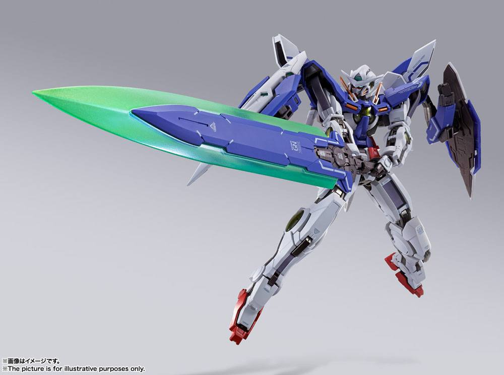 Mobile Suit Gundam 00 Revealed Chronicle Metal Build Diecast Action Figure Gundam Devise Exia 18 cm