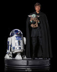 Star Wars The Mandalorian Legacy Replica Statue 1/4 Luke Skywalker, R2-D2 & Grogu 54 cm