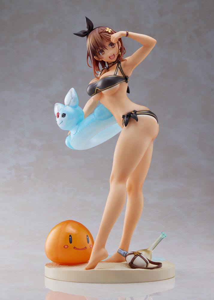 Atelier Ryza 2 Lost Legends &amp; The Secret Fairy PVC Statue 1/6 Ryza Black Swimwear Tanned Ver. 27 cm