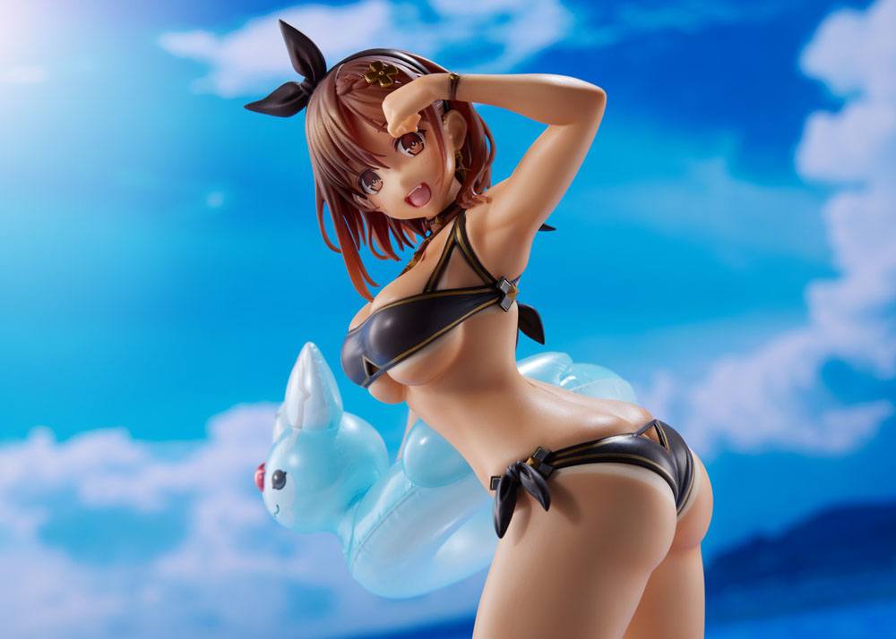 Atelier Ryza 2 Lost Legends &amp; The Secret Fairy PVC Statue 1/6 Ryza Black Swimwear Tanned Ver. 27 cm