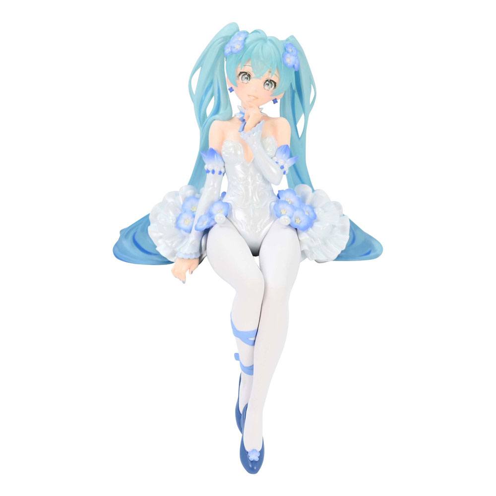 Hatsune Miku Noodle Stopper PVC Statue Hatsune Miku / Flower Fairy Nemophila Ver. 15 cm