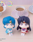 Sailor Moon Cosmos Look Up PVC Statues Eternal Sailor Mercury & Eternal Sailor Mars Set 11 cm