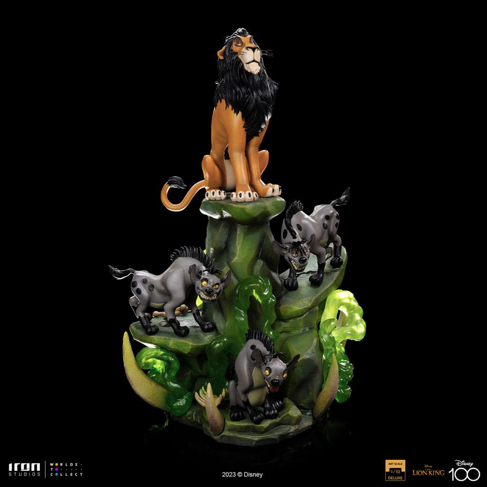 The Lion King Art Scale Deluxe Statue 1/10 Scar Deluxe 31 cm