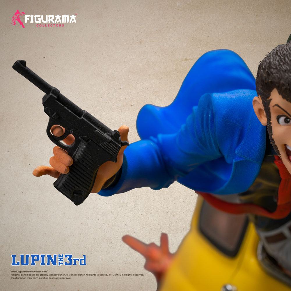 Lupin III Elite Diorama Statue 1/8 Lupin, Jigen &amp; Fujiko 31 cm