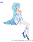 Hatsune Miku Noodle Stopper PVC Statue Hatsune Miku / Flower Fairy Nemophila Ver. 15 cm