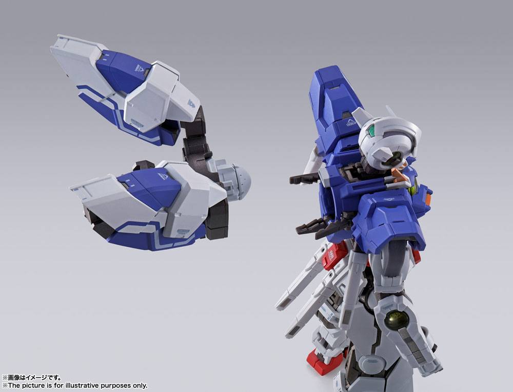 Mobile Suit Gundam 00 Revealed Chronicle Metal Build Diecast Action Figure Gundam Devise Exia 18 cm