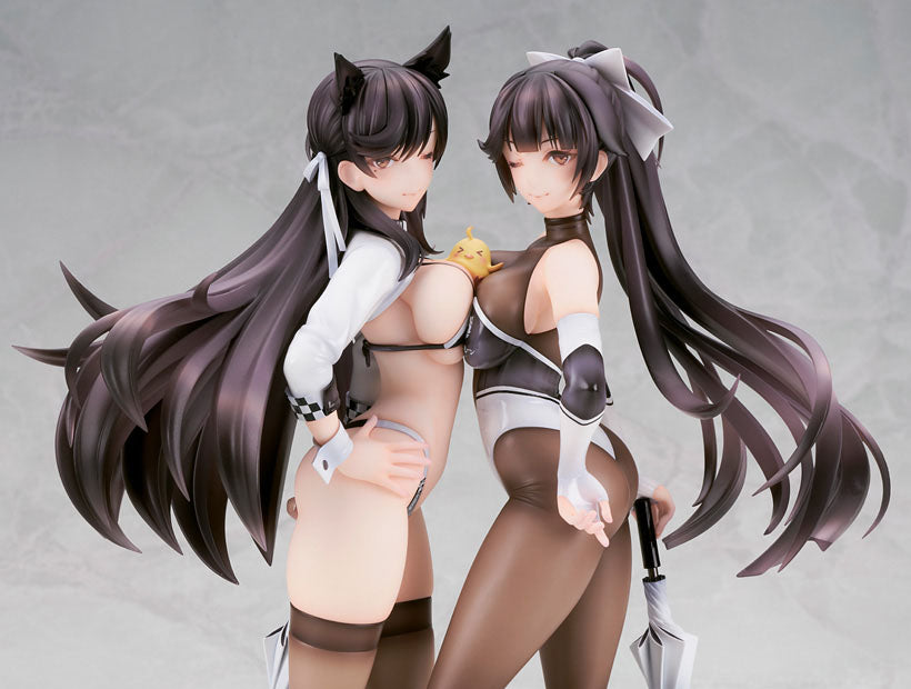 Azur Lane PVC Statue 1/7 Atago &amp; Takao Race Queen Ver. 25 cm