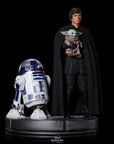 Star Wars The Mandalorian Legacy Replica Statue 1/4 Luke Skywalker, R2-D2 & Grogu 54 cm