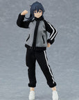 Original Character Figma Action Figure Female Body (Makoto) with Tracksuit + Tracksuit Skirt Outfit 13 cm