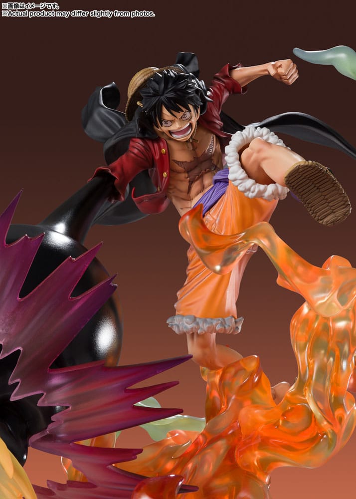 One Piece FiguartsZERO PVC Statue (Extra Battle) Luffy Red Roc 45 cm