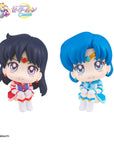 Sailor Moon Cosmos Look Up PVC Statues Eternal Sailor Mercury & Eternal Sailor Mars Set 11 cm