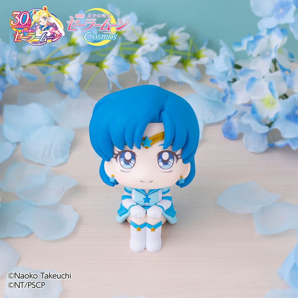 Sailor Moon Cosmos Look Up PVC Statues Eternal Sailor Mercury &amp; Eternal Sailor Mars Set 11 cm