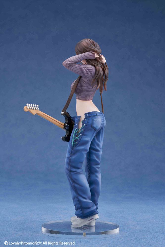 Original Character PVC 1/7 Guitar Girl Illustrated by Hitomio16 25 cm