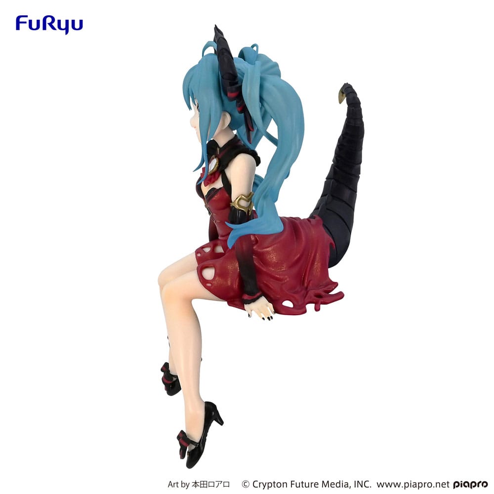 Hatsune Miku Noodle Stopper PVC Statue Hatsune Miku Villain Red Color ver. 16 cm