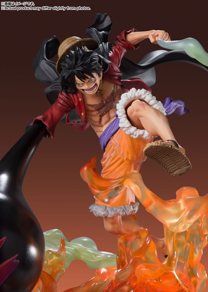 One Piece FiguartsZERO PVC Statue (Extra Battle) Luffy Red Roc 45 cm