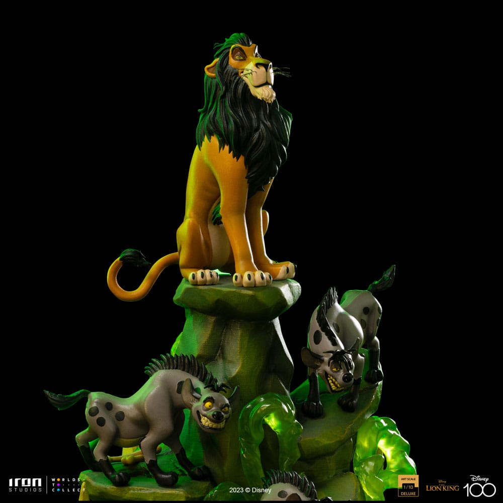 The Lion King Art Scale Deluxe Statue 1/10 Scar Deluxe 31 cm