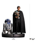 Star Wars The Mandalorian Legacy Replica Statue 1/4 Luke Skywalker, R2-D2 & Grogu 54 cm