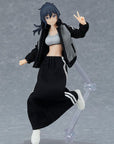 Original Character Figma Action Figure Female Body (Makoto) with Tracksuit + Tracksuit Skirt Outfit 13 cm