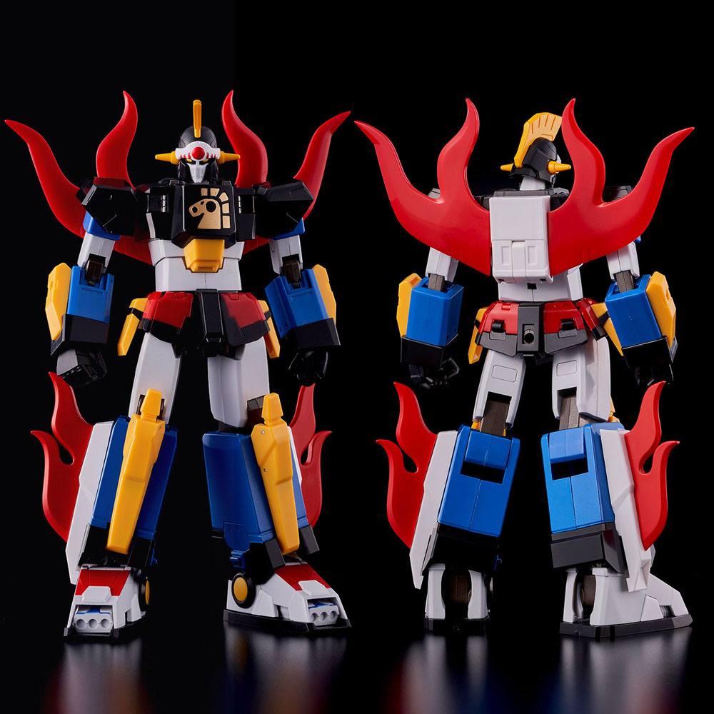 Yattodetaman PVC / Diecast Action Figure Riobot Daikyojin &amp; Daitenba 15 - 16 cm