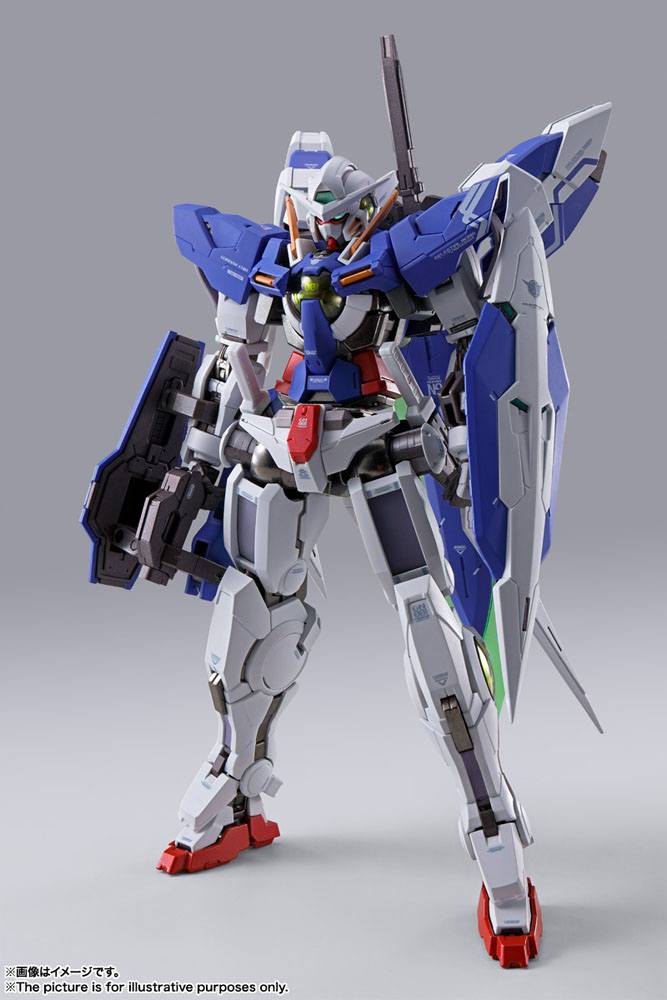 Mobile Suit Gundam 00 Revealed Chronicle Metal Build Diecast Action Figure Gundam Devise Exia 18 cm