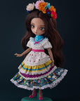 Harmonia Bloom Seasonal Doll Figures Outfit Set: Gabriela (White)