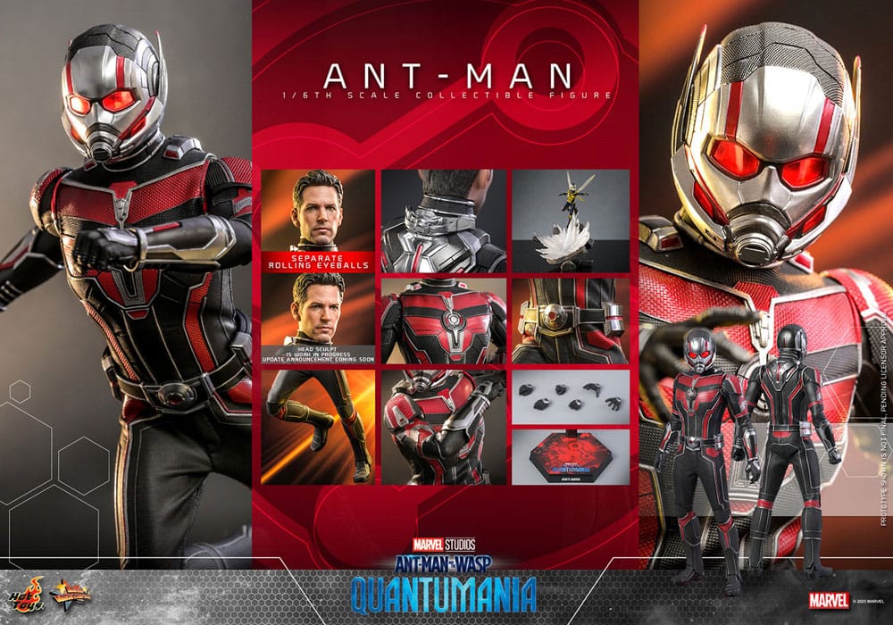 Ant-Man &amp; The Wasp: Quantumania Movie Masterpiece Action Figure 1/6 Ant-Man 30 cm