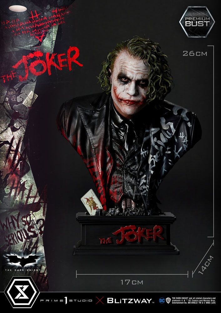 The Dark Knight Premium Bust The Joker 26 cm