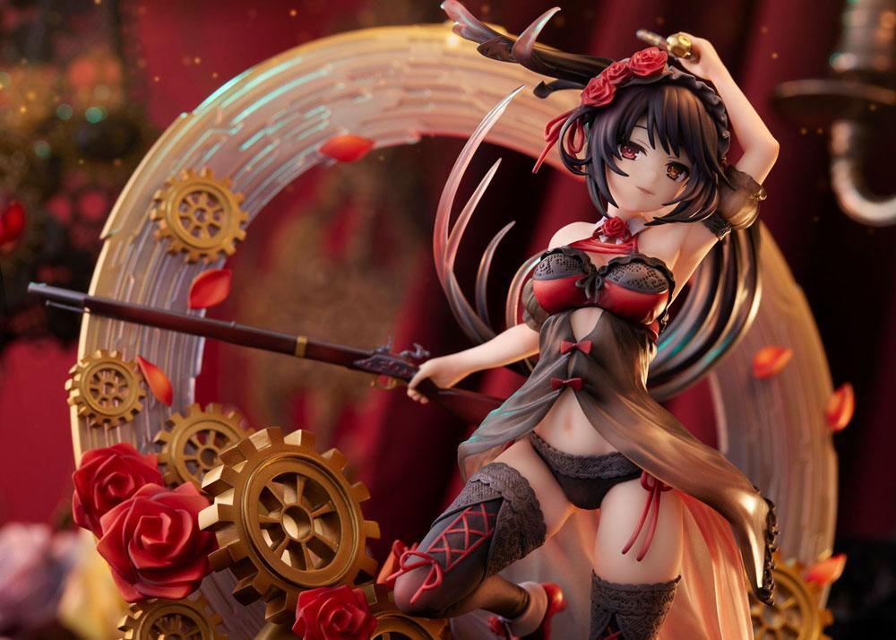 Date A Live IV PVC Statue 1/7 Kurumi Tokisaki Lingerie Swimwear Ver. 27 cm