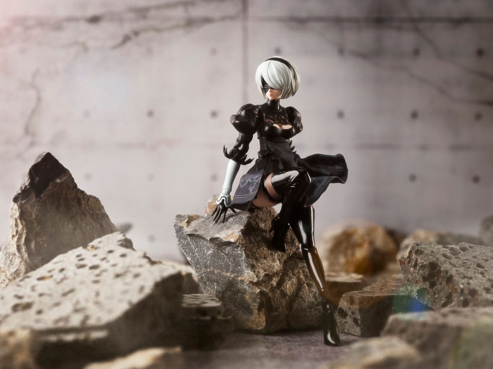 NieR: Automata Ver1.1a BUZZmod Action Figure 1/12 2B 14 cm