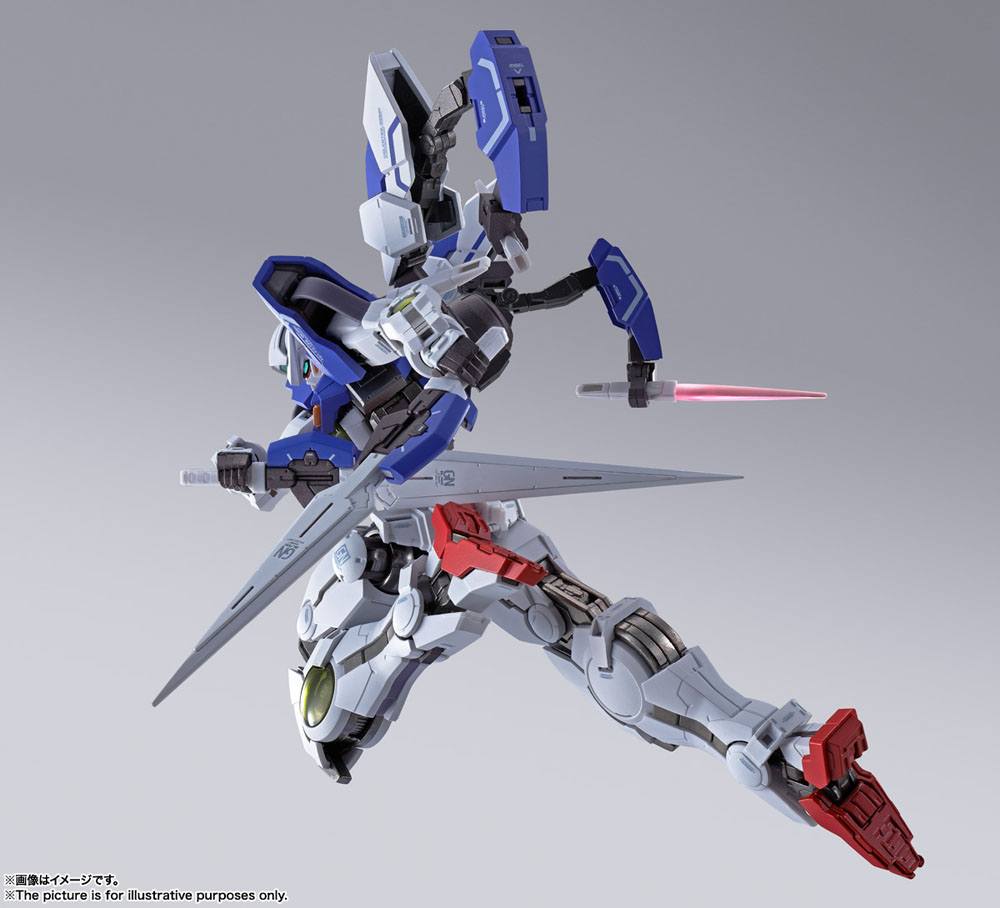 Mobile Suit Gundam 00 Revealed Chronicle Metal Build Diecast Action Figure Gundam Devise Exia 18 cm