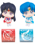 Sailor Moon Cosmos Look Up PVC Statues Eternal Sailor Mercury & Eternal Sailor Mars Set 11 cm