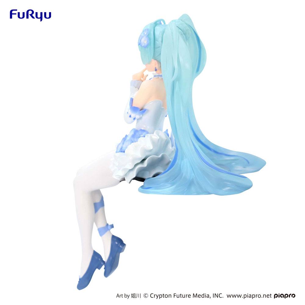 Hatsune Miku Noodle Stopper PVC Statue Hatsune Miku / Flower Fairy Nemophila Ver. 15 cm