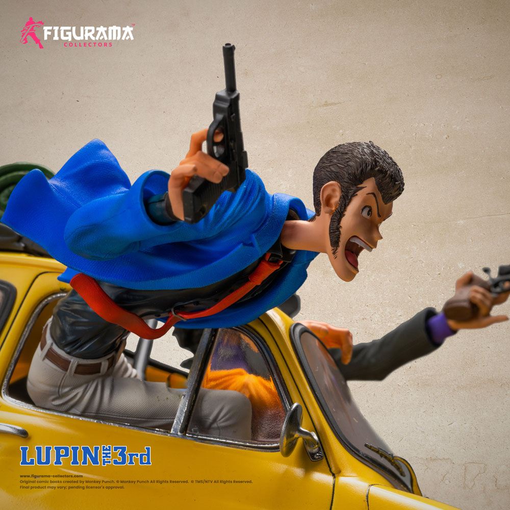 Lupin III Elite Diorama Statue 1/8 Lupin, Jigen &amp; Fujiko 31 cm