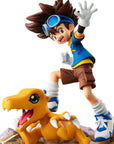 Digimon Adventure G.E.M. Series PVC Statue Taichi Yagami & Agumon 20th Anniversary 12 cm