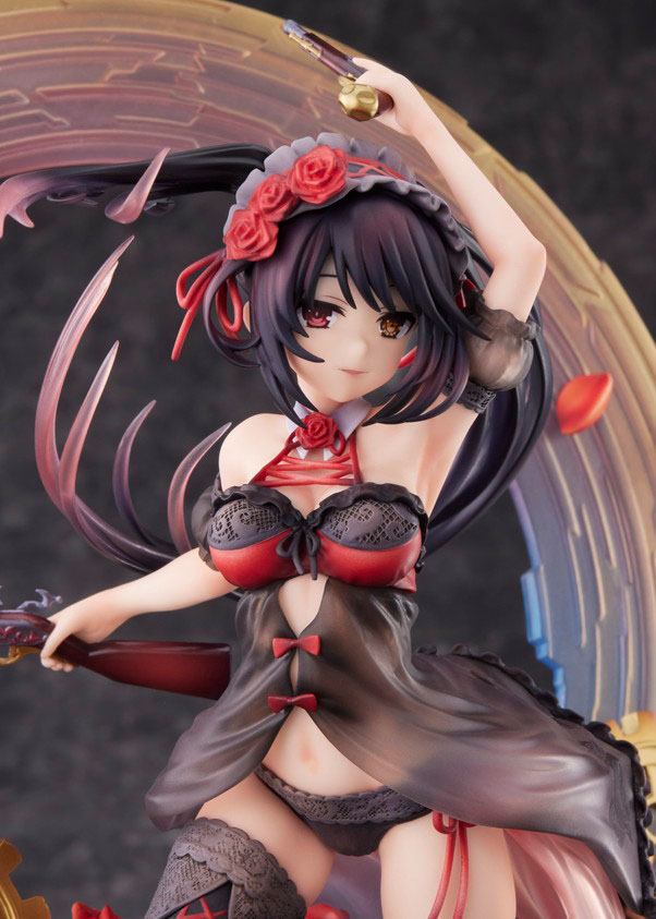 Date A Live IV PVC Statue 1/7 Kurumi Tokisaki Lingerie Swimwear Ver. 27 cm