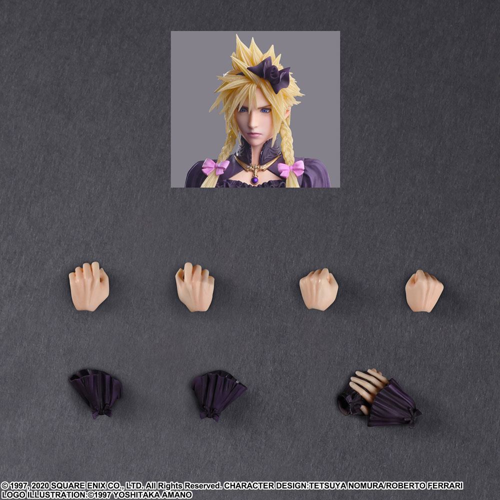 Final Fantasy VII Remake Play Arts Kai Action Figure Cloud Strife Dress Ver. 28 cm