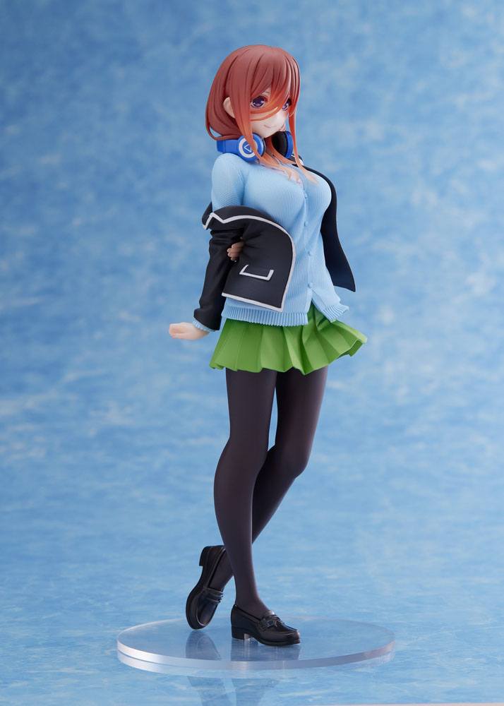 The Quintessential Quintuplets Coreful PVC Statue Nakano Miku Uniform Ver. Renewal 20 cm