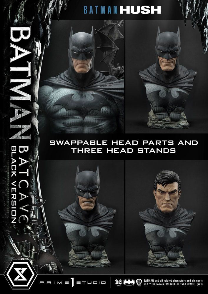 Batman Hush Statue 1/3 Batman Batcave Black Version 88 cm