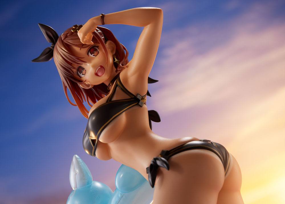 Atelier Ryza 2 Lost Legends &amp; The Secret Fairy PVC Statue 1/6 Ryza Black Swimwear Tanned Ver. 27 cm